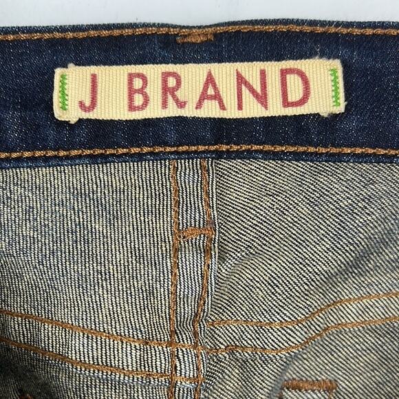 J Brand raw hem frayed bottom mid-rise jeans size 26 - Picture 9 of 12